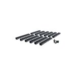 Mea - pack de 12 : caniveau extérieur avec grille en plastique recyclé noir park - caniveaux pour terrasse, ... Mea - pack de 12 : caniveau extérieur avec grille en plastique recyclé noir park - caniveaux pour terrasse, ...