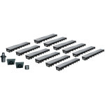 Mea - pack de 12 : caniveau extérieur avec grille en acier galva a15 park - caniveaux pour terrasse et ... Mea - pack de 12 : caniveau extérieur avec grille en acier galva a15 park - caniveaux pour terrasse et ...