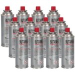 Pack 12 cartouches � gaz butane 227g universelles s�curit� stop - gaz multiproduits r�chaud, d�sherbeur, ...