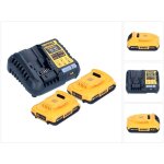 Dewalt - dcb 1104 d2 kit de d�marrage 12 v / 18 v 2x batterie 2, 0 ah + chargeur dcb 1104