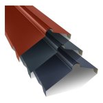 Bacacier - pack de 2 demi - faîtière à boudin crantée 2100 mm axel® coloris: rouge tuile ral 8012 Bacacier - pack de 2 demi - faîtière à boudin crantée 2100 mm axel® coloris: rouge tuile ral 8012