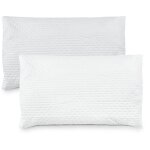 Mediawave store - pack 2 oreillers pour lit en coussins rembourrs de plumes hypoallergniques