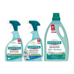 Pack: 2 pulv�risateurs nettoyant d�sinfectant pro multi usages et sanitaires + 1 bidon 5l nettoyant sol ...