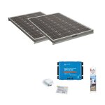 Antarion - pack 2x panneaux solaire 120w + kit de pose avec régulateur de charge victron mppt 440w 30a ... Antarion - pack 2x panneaux solaire 120w + kit de pose avec régulateur de charge victron mppt 440w 30a ...
