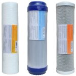 Pack 3 filtres � eau pour osmose inverse universelle 5 �tages