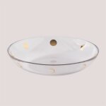 Pack de 4 assiettes creuses en verre exton sklum