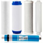 Rosmmel - pack 4 filtres à eau à membrane pour osmose inverse universelle 5 étages Rosmmel - pack 4 filtres à eau à membrane pour osmose inverse universelle 5 étages