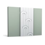 Orac - pack de 4 mètres de panneau mural à motif art déco w212 - l200 x h25 x l1, 2 cm decor Orac - pack de 4 mètres de panneau mural à motif art déco w212 - l200 x h25 x l1, 2 cm decor