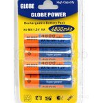 4 aa rechargeable stilo batteries 4800 mah ni - mh battery pack