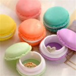 Pack de 6 botes de rangement en forme de macaron