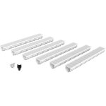 Mea - pack de 6 : caniveau extérieur avec grille en plastique recyclé gris decoline - caniveaux pour ... Mea - pack de 6 : caniveau extérieur avec grille en plastique recyclé gris decoline - caniveaux pour ...
