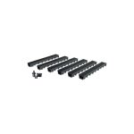 Mea - pack de 6 : caniveau extérieur avec grille en plastique recyclé noir park - caniveaux pour terrasse, ... Mea - pack de 6 : caniveau extérieur avec grille en plastique recyclé noir park - caniveaux pour terrasse, ...
