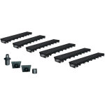 Mea - pack de 6 : caniveau extérieur avec grille passerelle polyamide classe b125 park - caniveaux pour ... Mea - pack de 6 : caniveau extérieur avec grille passerelle polyamide classe b125 park - caniveaux pour ...