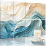 Pack de 8 panneaux acoustiques muraux 120x80cm - absorption sonore professionnelle - pour studio, bureau ...