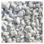 Big bag express - pack 800kg galet de marbre blanc de carrare � 15 / 25 mm (32 sacs x 25kg) - livraison ...