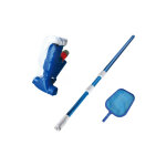 Pack aspiration mareva - ramasse feuilles jet vac - manche tlescopique - epuisette de surface mareva ...