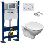 Pack autoportant bati - support geberit duofix + wc suspendu jika neo + plaque blanche (s - lineprogebx) ...