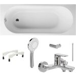 Villeroy&boch - pack baignoire 170 x 70 villeroy et boch o novo avec pieds et robinet