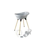 Thermobaby - pack baignoire vasco 5 en 1 gris charme - fabriqu en france