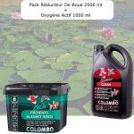 Pack bassin r�ducteur de boue, 2500 ml + 1 oxyg�ne actif, 1000 ml pour 12500l
