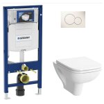 Pack bati support geberit et wc - suspendu vitra s20 sans rebord Pack bati support geberit et wc - suspendu vitra s20 sans rebord