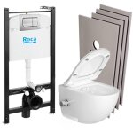 Swiss aqua technologies pack bti - support roca active + wc sans bride avec fonction bidet et fixations ...