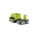 Ryobi pack batterie lithium - ion 18v one + 2. 5 ah et chargeur rapide 2, 0 ah - rc18120 - 125g