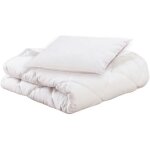 Pack bio couette 100x140cm + oreiller 40x60cm - mon p'tit dodo - chaude - 100% polyester fibre creuse ... Pack bio couette 100x140cm + oreiller 40x60cm - mon p'tit dodo - chaude - 100% polyester fibre creuse ...