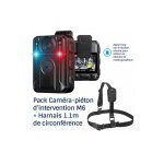 Me - pack cam�ra - pi�ton d'intervention gps professionnel hd 2160p 128go ir d�tection visage, force ...