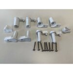 Pack charni�res et capuchons pour parois de douche novellini r04pet blanc