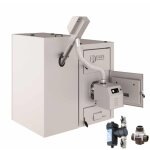 Pack mixte chaudire granuls / pellets / bois combi 25 bmax accessoires avec rservoir 900 litres - ...