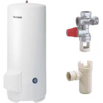 Pack chauffe eau lectrique statis stable au sol 250 litres thermor groupe de scurit 3 / 4 + siphon ...