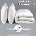 Pack climarelle� thermor�gulation couette legere + oreiller - 220 / 240 - dodo