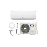 Airton - pack climatiseur reversible a poser soi - meme - 3500w - readyclim 4m - support mural