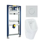 Pack complet b�ti support urinoir geberit et urinoir duravit d - code arrivee d eau arriere