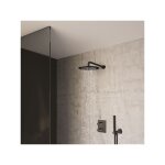 Cristina ondyna - pack douche thermostatique encastr� blackmat triverde xtv85213