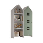 Paris prix - pack - �tag�re enfant & armoire 'casami bruges' 171cm blanc & vert