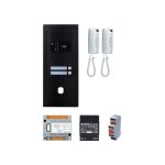 Pack gt audio 2 bp programmé avec platine façade noire satin 200445 aiphone gtba2eb Pack gt audio 2 bp programmé avec platine façade noire satin 200445 aiphone gtba2eb
