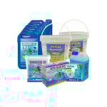 Pack mareva kit rev - aqua 60  90 m3 - lot de 6 algicide ravatop 12 % - rhausseur de tac - cartouches ...