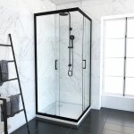 Aurlane - pack paroi porte de douche d'angle + receveur a poser - 90x90 ouverture en angle - crush moon ... Aurlane - pack paroi porte de douche d'angle + receveur a poser - 90x90 ouverture en angle - crush moon ...