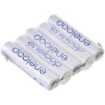 Pack de piles rechargeables 5x lr3 (aaa) nimh panasonic 133605 6 v 750 mah