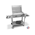 Planchaelec - pack plancha lectrique neo e650 + chariot + accessoires