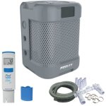 Poolstar - pack pompe  chaleur piscine poolex q - line 7 + by pass universel + testeur / lecteur lectronique ...