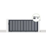 Casanoov - pack portail coulissant électrique veymont 350x140cm gris + motorisation ranger c300 Casanoov - pack portail coulissant électrique veymont 350x140cm gris + motorisation ranger c300