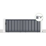 Casanoov - pack portail coulissant électrique veymont 400x140cm gris + motorisation ranger c300 Casanoov - pack portail coulissant électrique veymont 400x140cm gris + motorisation ranger c300