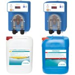 Bayrol - pack rgulateur automatique ph et chlore avady + 1 bidon 20 l chloriliquide + 1 bidon ph minus ...