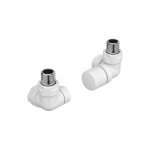 Pack robinetterie manuelle thermostatisable querre d'angle droit pour sche - serviettes acova 991491 ...