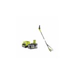 Pack ryobi elagueur  chaine sur perche 18v one + opp1820 - 1 batterie 5. 0ah - 1 chargeur rapide 2. ...