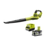 Ryobi - pack souffleur 18v one + obl1820s - 1 batterie 5. 0ah lithiumplus - 1 chargeur rapide 2. 0ah ...