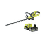 Pack ryobi taille haie 18v one + lithium oht1845 - 1 batterie 18v one + 4ah lithiumplus - 1 chargeur ...